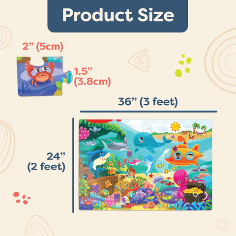 B. Gigantic Jigsaw Under the Sea Floor Puzzle 48 Pieces