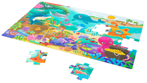 B. Gigantic Jigsaw Under the Sea Floor Puzzle 48 Pieces