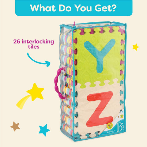 B. Learning Alphabet Floor Mat 26 Foam Tiles