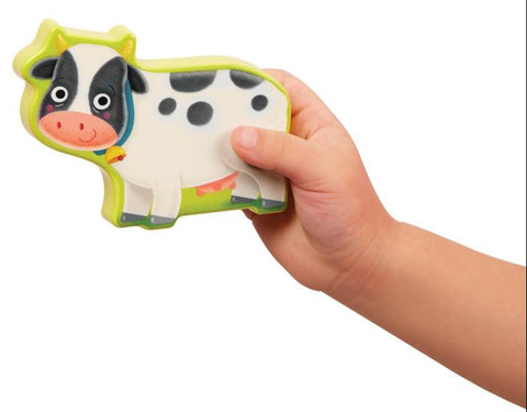 B. Peek & Explore Farm Animals Chunky Wooden Puzzle