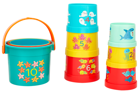 B. Stacking Cups Bazillion Buckets