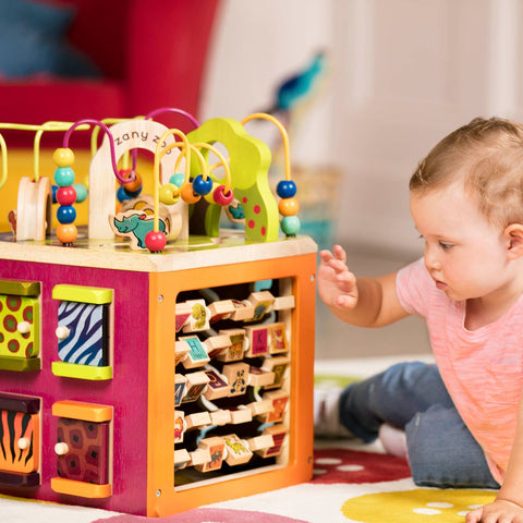 B. Zany Zoo Wooden Activity Cube