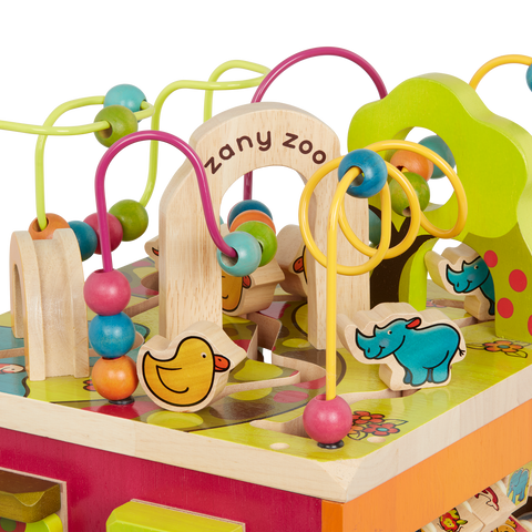 B. Zany Zoo Wooden Activity Cube