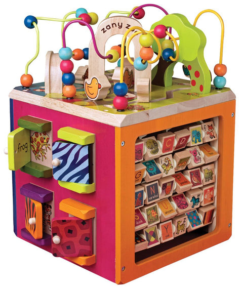 B. Zany Zoo Wooden Activity Cube