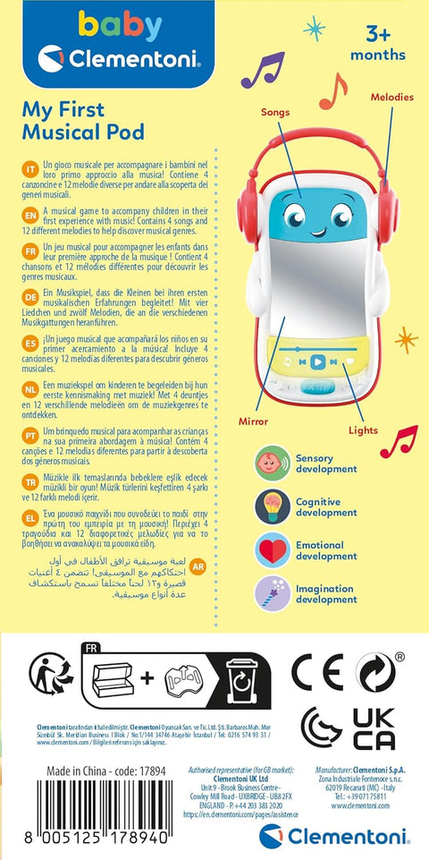 Baby Clementoni My First Musical Pod