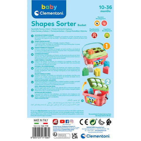 Baby Clementoni, Shape Sorter Bucket