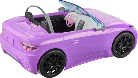 Barbie 2 Seater Convertible Purple Car With Doll