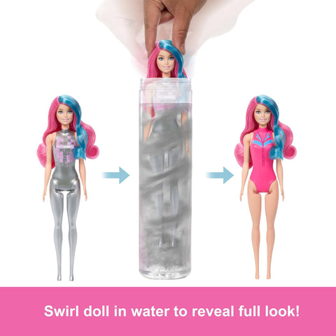 Barbie Color Reveal Disco Star Series Fashion Doll & Accessories With 6 Surprises