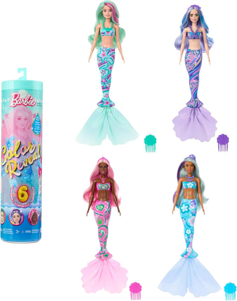 Barbie Color Reveal Mermaid Series Doll & Accessories