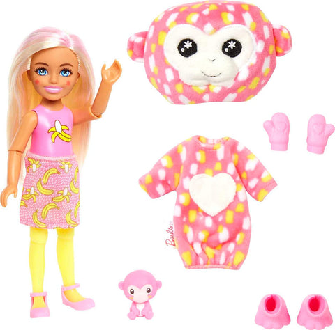 Barbie Cutie Reveal Chelsea Monkey Doll, Jungle Series