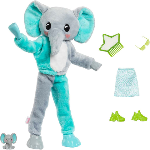 Barbie Cutie Reveal Jungle Friends Series, Elephant