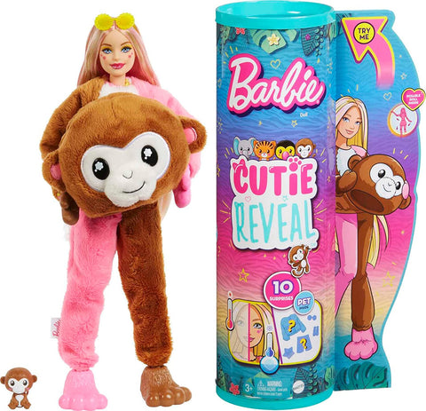 Barbie Cutie Reveal Jungle Friends Series, Monkey