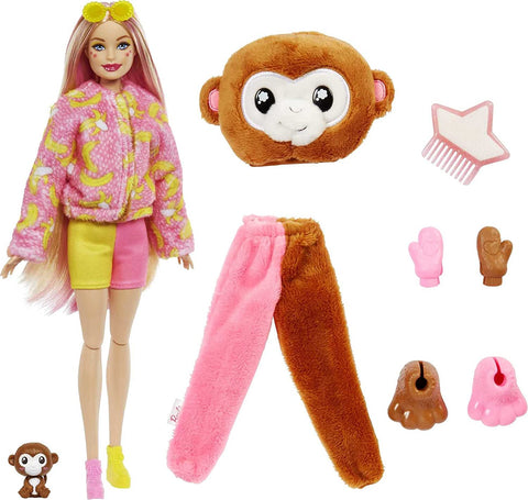 Barbie Cutie Reveal Jungle Friends Series, Monkey