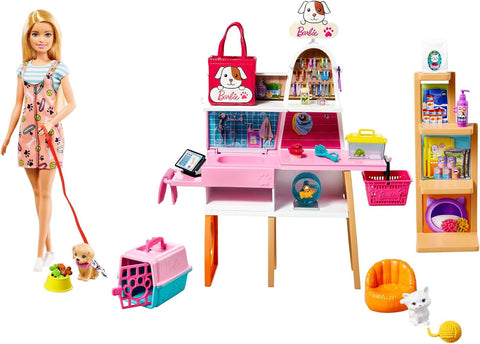 Barbie Doll And Pet Boutique Playset, Blonde