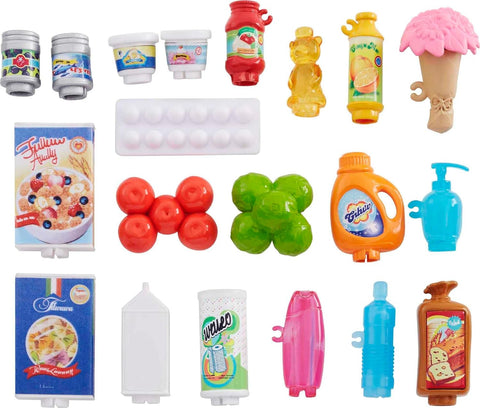 Barbie Doll And Supermarket Playset With 25 Grocery Store And Food-Themed Accessories