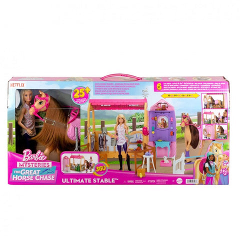 Barbie Mysteries The Great Horse Chase Ultimate Stable Playset