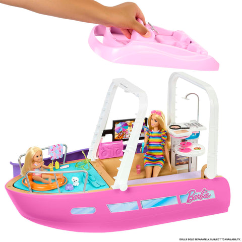 Barbie Dream Boat Playset With Pool and Slide