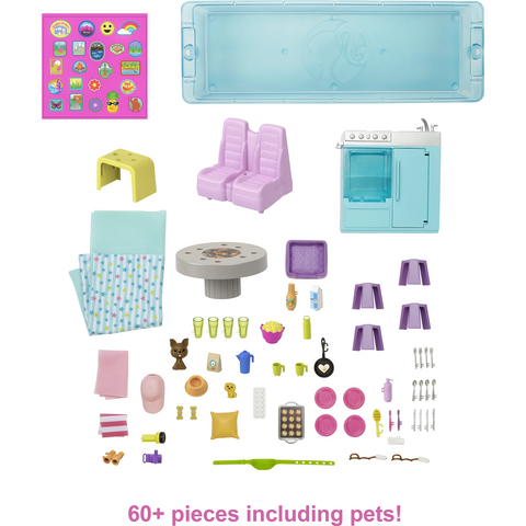 Barbie Dream Camper With Pool And 60+ Accessories