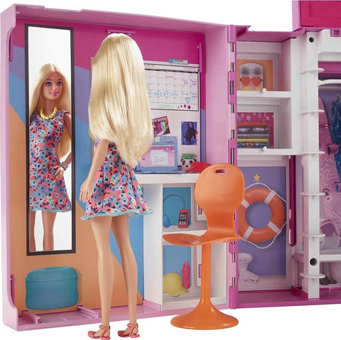 Barbie Dream Closet With 35+ Accesories, 5 Complete Looks, Pop-Up 2nd Level and Doll