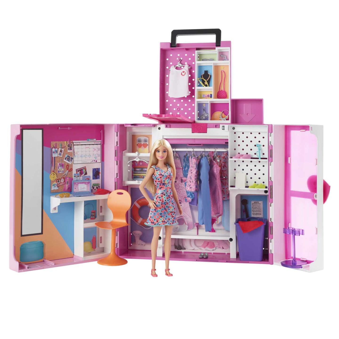 Barbie closet with accessories sale