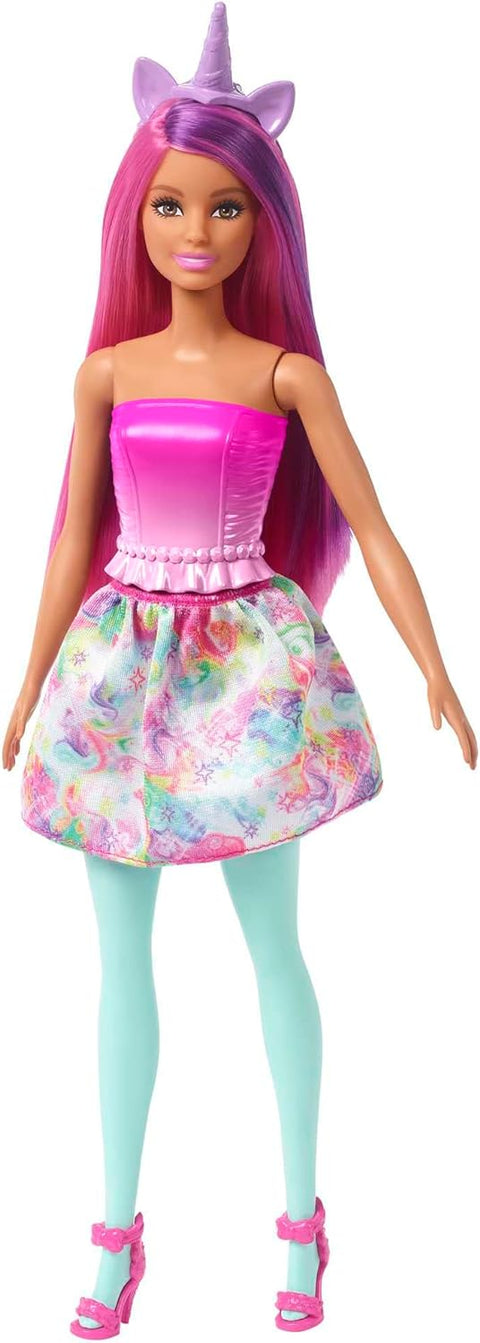 Barbie Doll And Fantasy Pets Dress-Up Doll, Mermaid Tail And Skirt