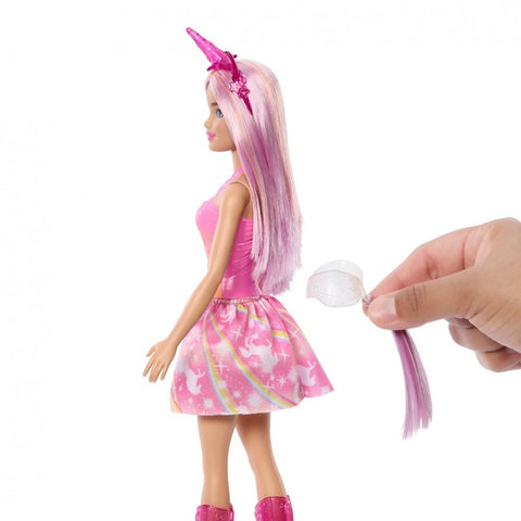 Barbie Dreamtopia Unicorn Doll With Removable Unicorn Tail & Headband