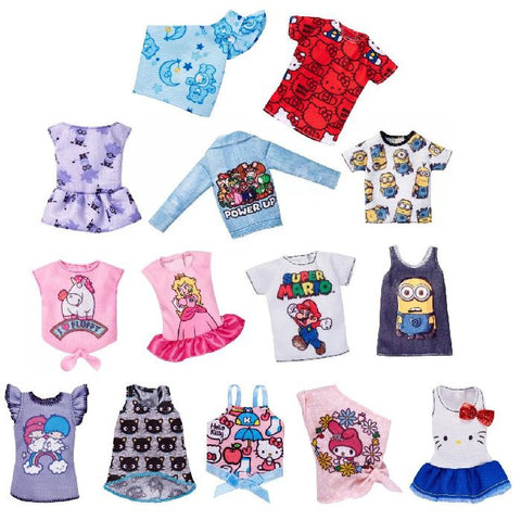 Barbie Fashion Licensed Tops - Assorted