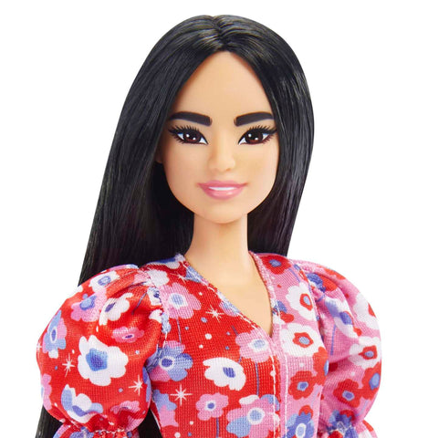 Barbie Fashionistas Doll, Black Hair With Red Dress