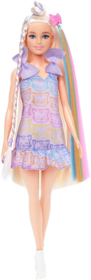 Barbie Fun & Fancy Doll & Accessories, Blonde Fashion Doll With Extra-Long Hair & 2 Looks
