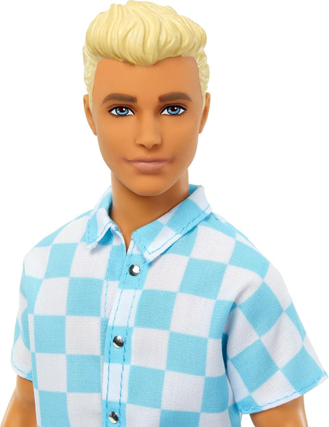 Barbie Ken Doll Blonde With Swim Trunks And Beach-Themed Accessories