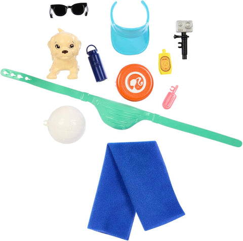 Barbie Ken Doll With Surfboard, Poseable Blonde Barbie Ken Beach Doll