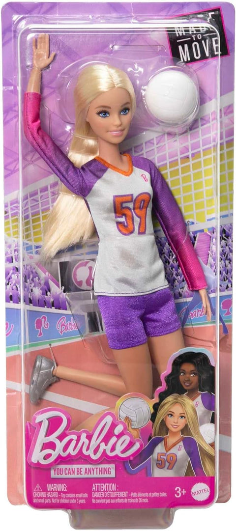 Barbie Made To Move Career Volleyball Player Doll