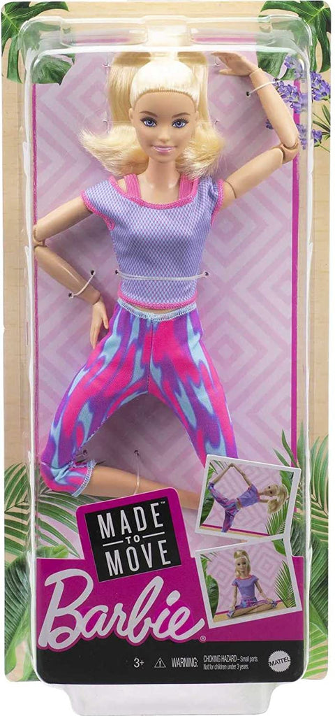 Barbie Made To Move Yoga Doll Blonde – PlayBox