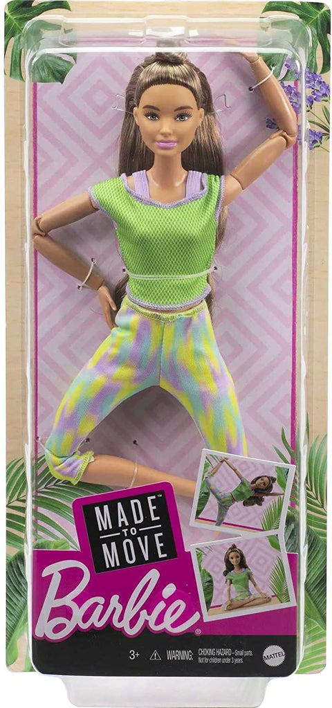 Barbie Made to Move Yoga Doll Brunette – PlayBox