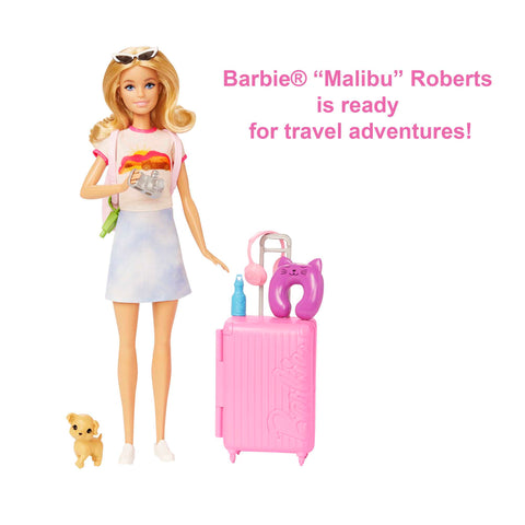 Barbie "Malibu" Roberts Doll Travel Set With Puppy