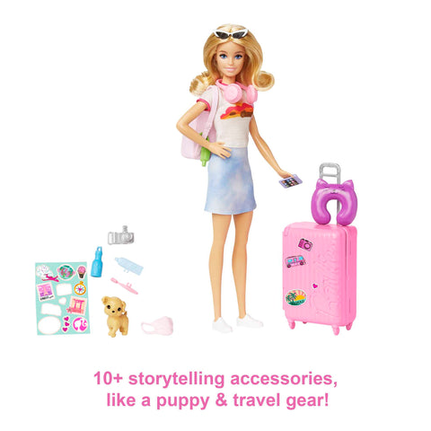 Barbie "Malibu" Roberts Doll Travel Set With Puppy