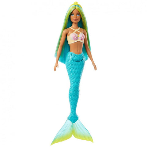 Barbie Mermaid Dolls With Colorful Hair, Tails And Headband Accessories