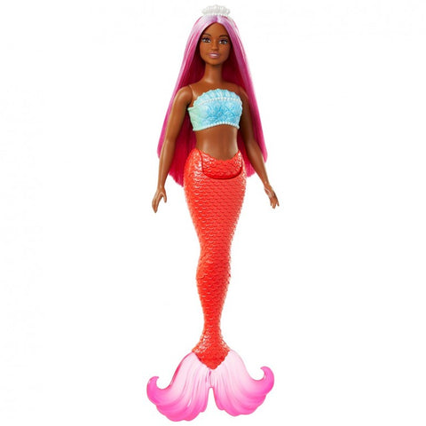 Barbie Mermaid Dolls With Colorful Hair, Tails And Headband Accessories