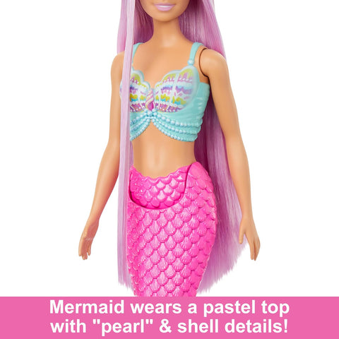 Barbie Mermaid Doll With 7-inch-Long Fantasy Hair & Accessories For Styling Play