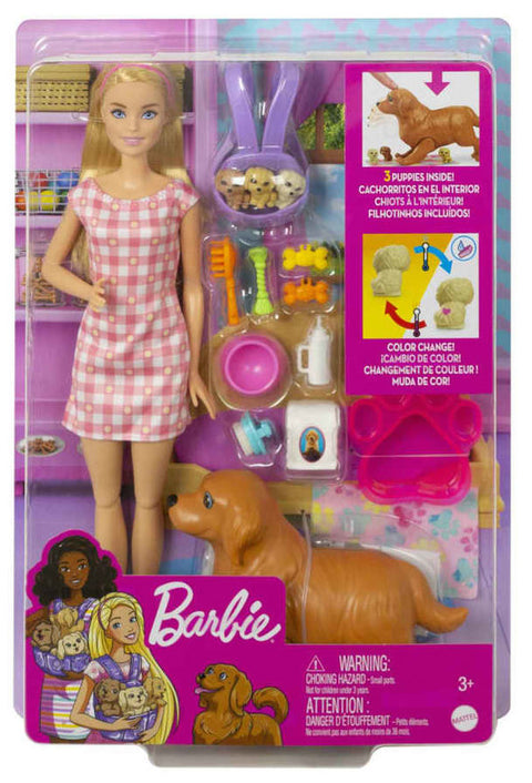 Barbie Newborn Pups Playset