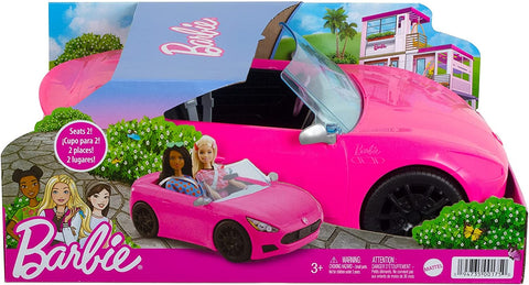 Barbie Pink Convertible Car with Rolling Wheels