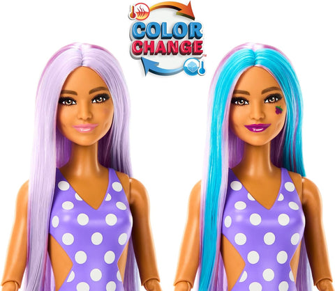 Barbie Pop Reveal Doll Grape Fizz Scent with Purple Hair