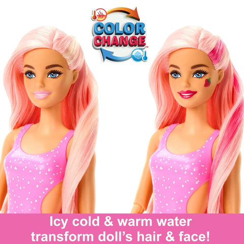 Barbie Pop Reveal Doll Strawberry Lemonade Scent with Pink Hair