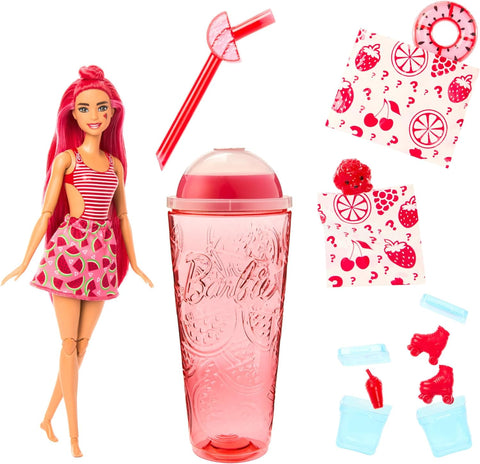 Barbie Pop Reveal Doll Watermelon Crush Scent with Red Hair