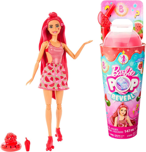 Barbie Pop Reveal Doll Watermelon Crush Scent with Red Hair