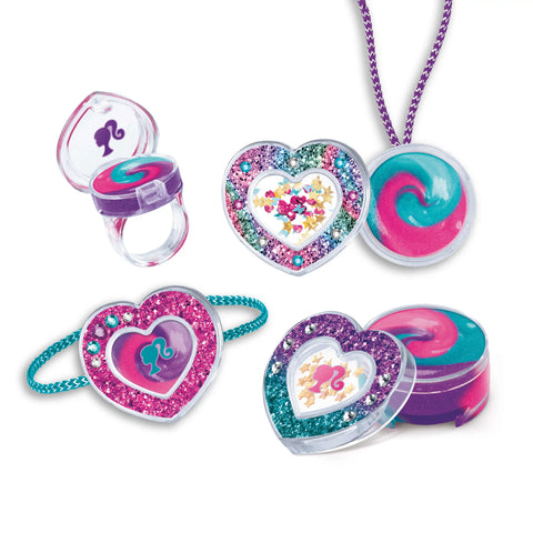 Cra-Z-Art Barbie Sparkling Sweet Heart Lip Gloss Lockets