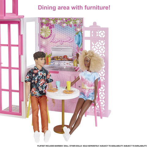 Barbie Vacation House Doll and Playset