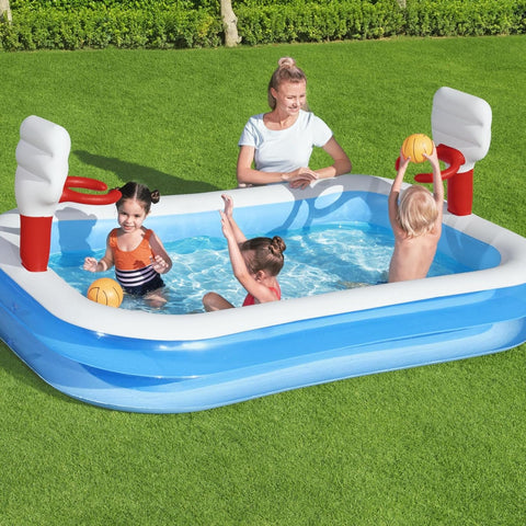 Basketball Inflatable Play Pool 251x168x102cm