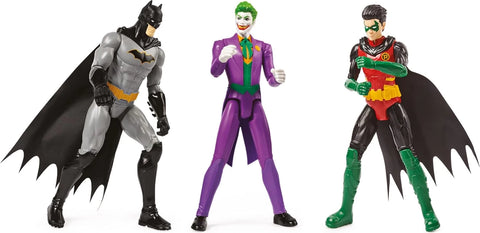 Batman And Robin Vs Joker Figurines, 30cm