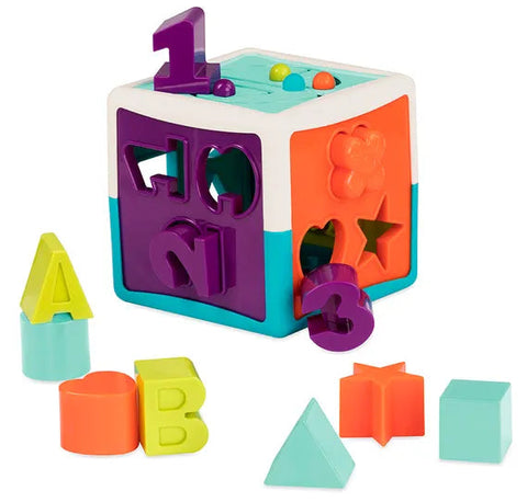 Battat Shape Sorter Cube 13 Pieces